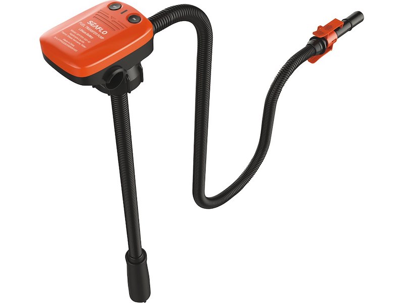 Pompa elettrica portatile a batteria per trasferimento liquidi