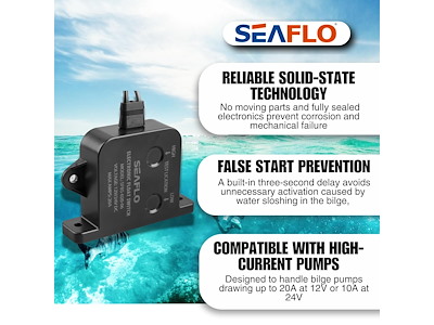 Interruttore elettronico automatico per pompe di sentina