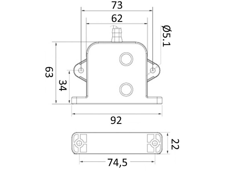Interruttore elettronico automatico per pompe di sentina