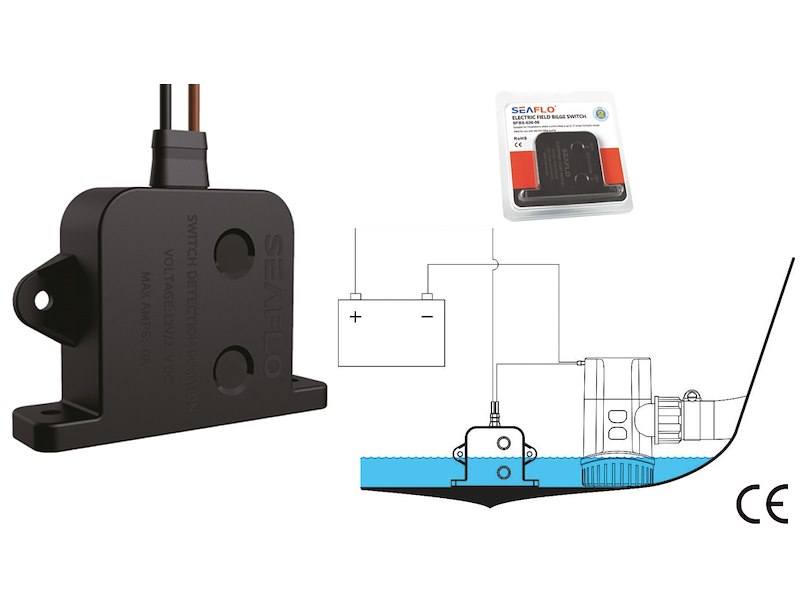 Interruttore elettronico automatico per pompe di sentina