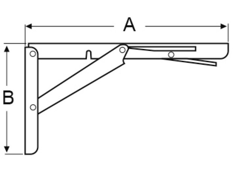 Bracci pieghevoli e sfilabili per tavoli