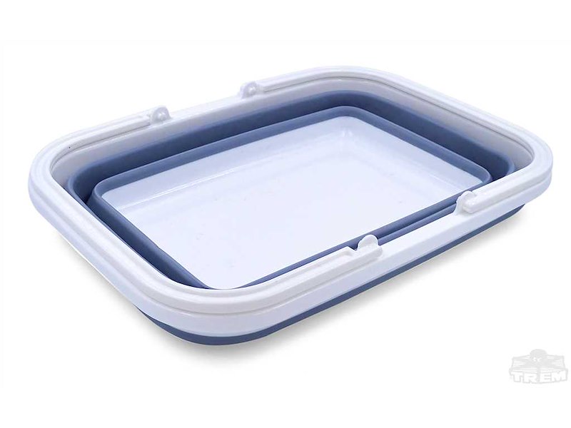 Secchio nautico pieghevole rettangolare