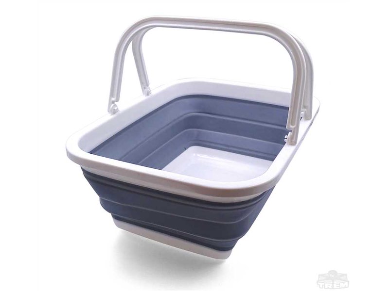Secchio nautico pieghevole rettangolare