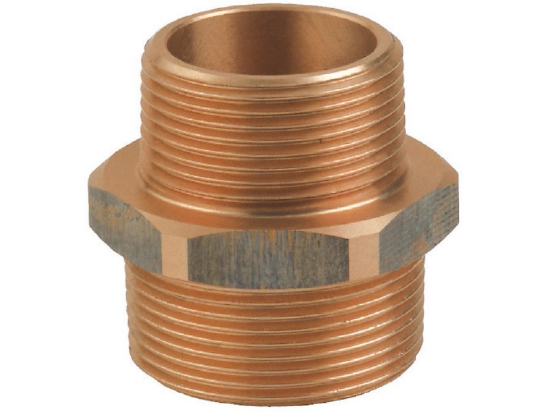 Niples doppio ridotto M-M in bronzo GUIDI