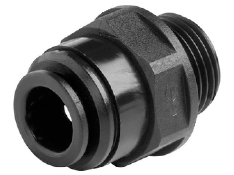 Raccordo Passante AN8 3/8 In Alluminio Per Serbatoi Carburante - Facile Da Installare E Antiperdita