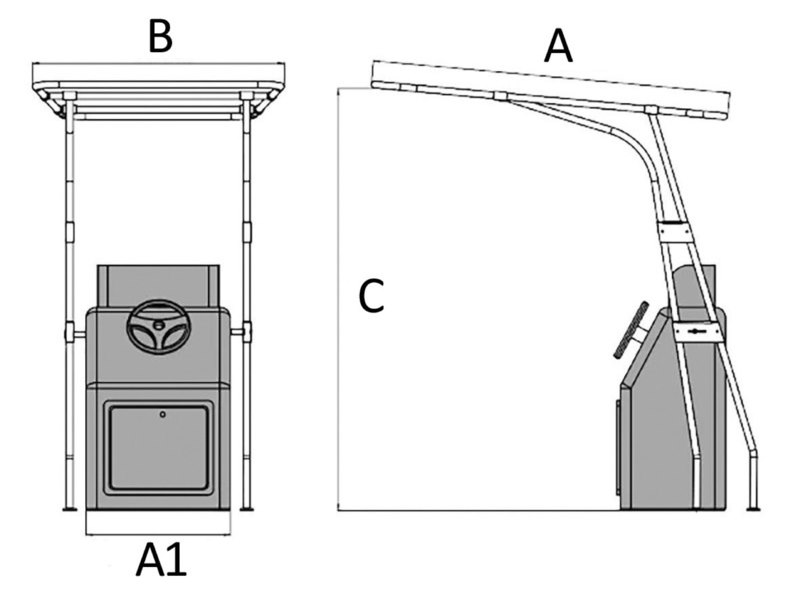 T-top lega leggera inclinato