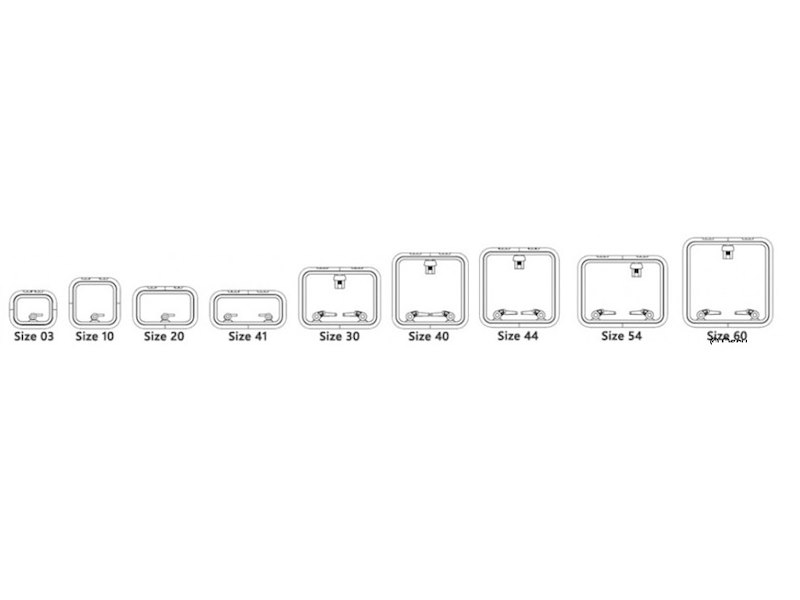 Protezioni per passouomo Lewmar Low/Medium profile