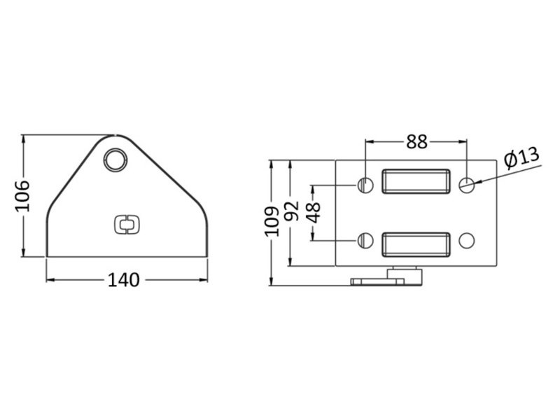 Maxi blocca catena in acciaio - Serie Claw