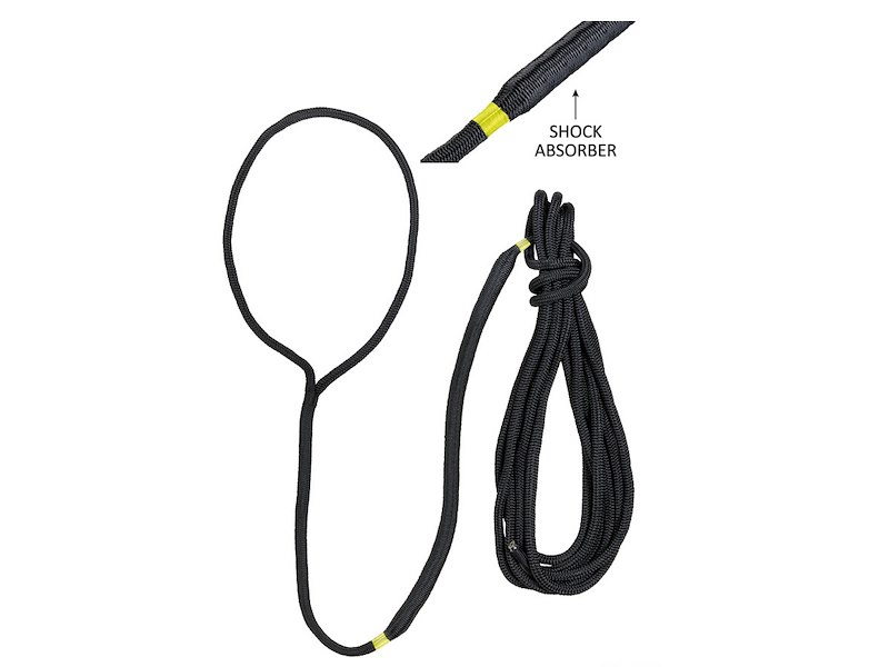 Cima ormeggio Nera con occhio e ammortizzatore integrato