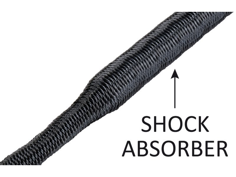 Cime da ormeggio con occhio e ammortizzatore integrato