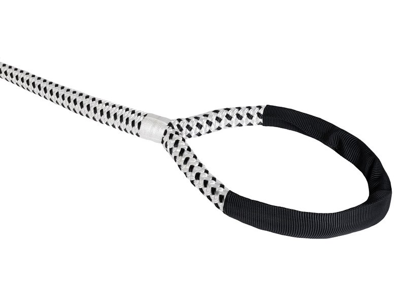 Cima ormeggio con anello impiombato e cover di rinforzo