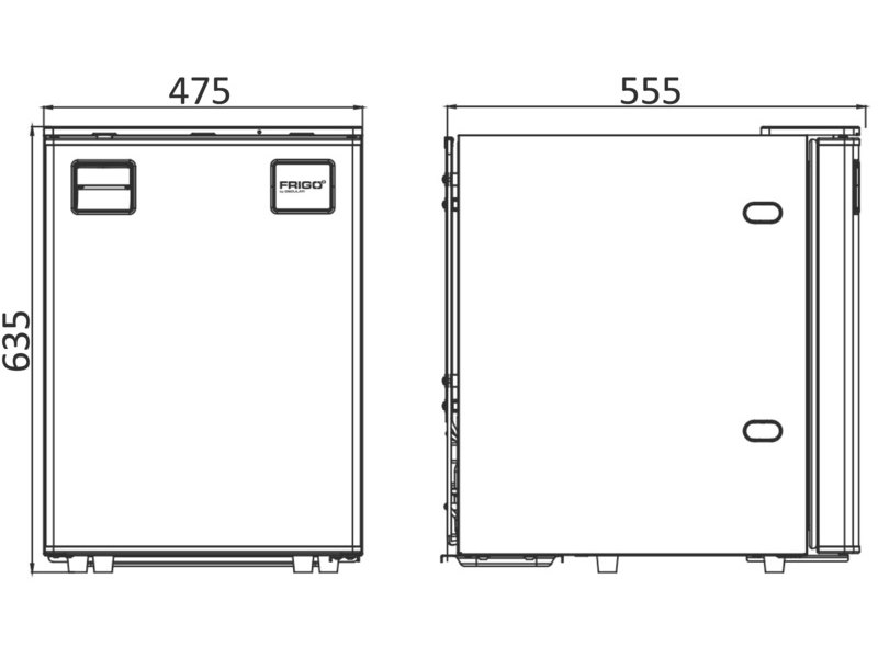 Frigoriferi Compatti con Pannello Clean Touch