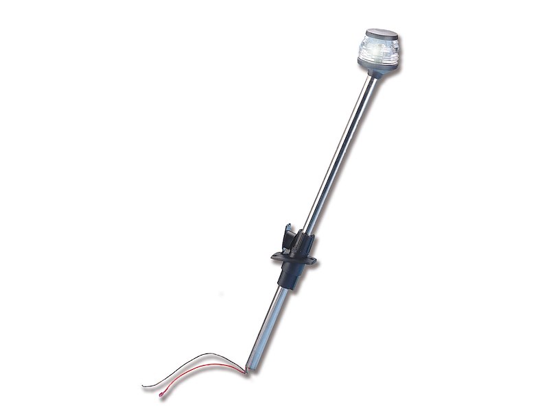 Asta retrattile con luce 360° 