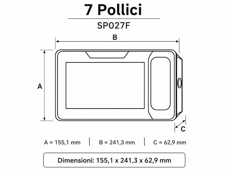 Gps Ecoscandaglio Sportnav 7" SPO27F