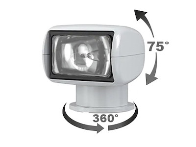 Proiettore alogeno motorizzato Seaflo