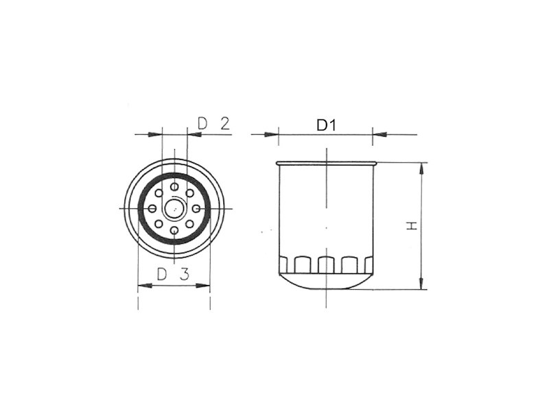 Filtro Gasolio Yanmar 119773-55510