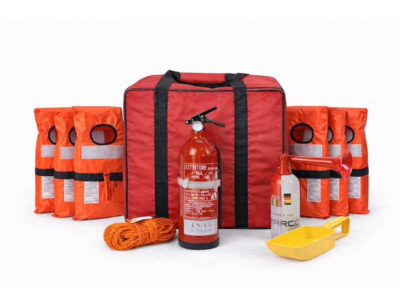 Borsa Dotazioni di Sicurezza 6 Persone entro 3 Miglia - NO SEGNALI SOCCORSO