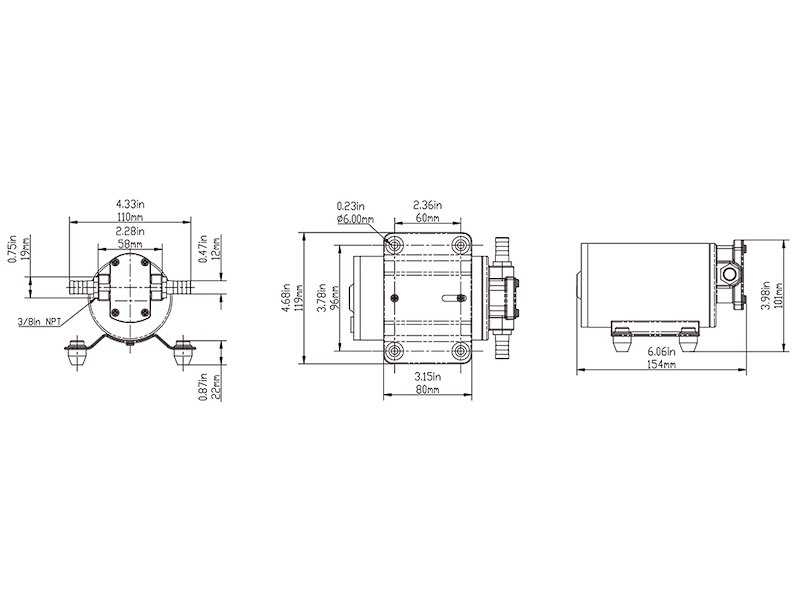 Pompa ad ingranaggi SeaFlo travaso olio gasolio