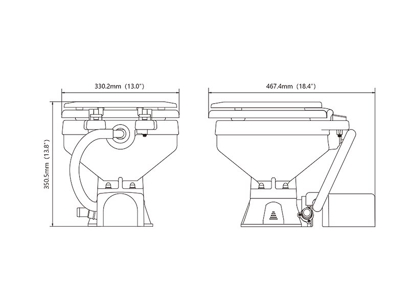 Wc marino elettrico Seaflo