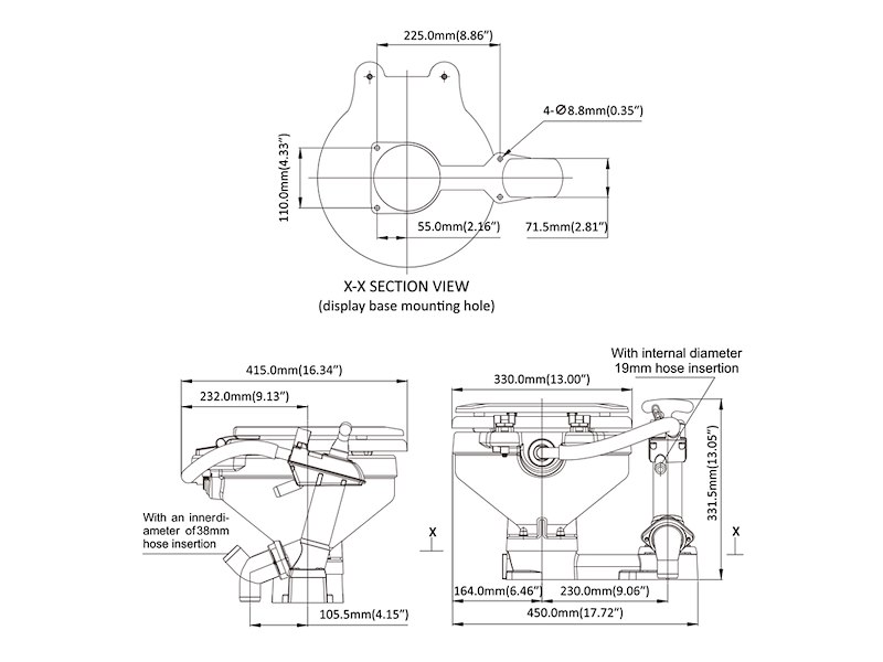 Wc marino manuale Seaflo