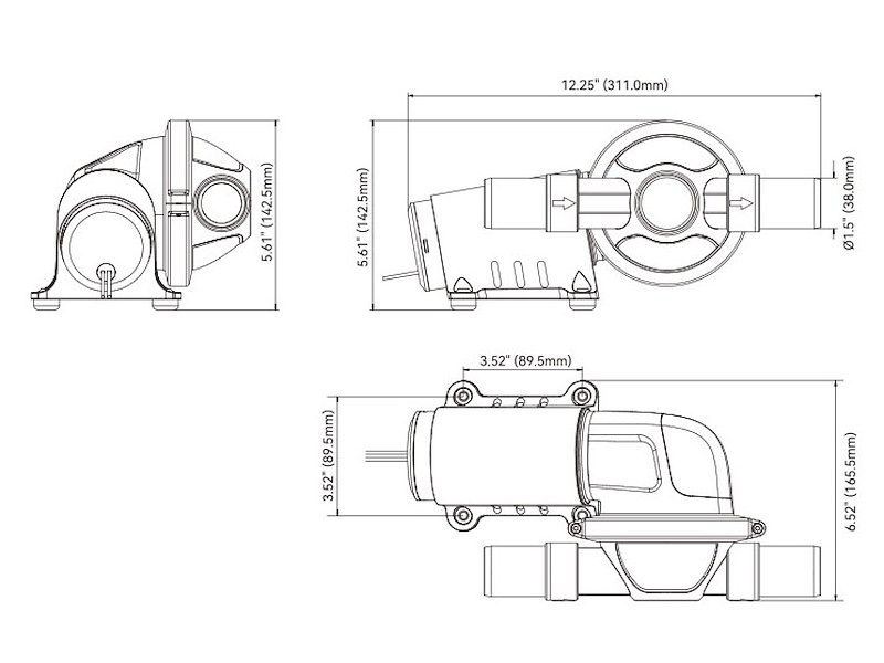 Pompa autodescante scarico acque grigie / nere