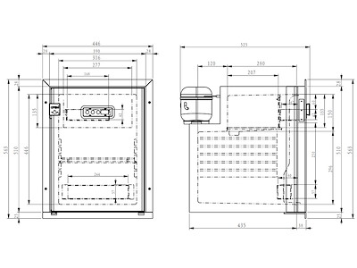 Frigorifero in acciaio inox 50 Lt. 12/24 V