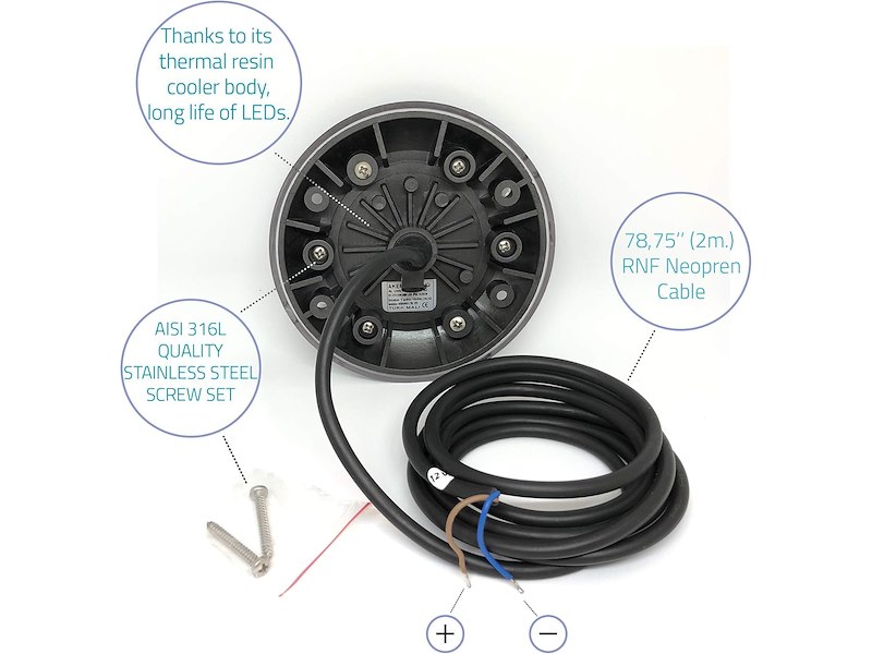 Luce Subacquea AkerLight Circle RGB