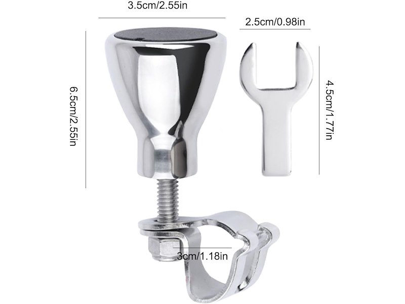 Pomolo volante in acciaio inox