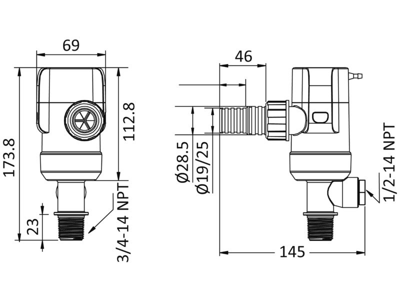 Pompa aeratrice Super Flow per vasche del pescato