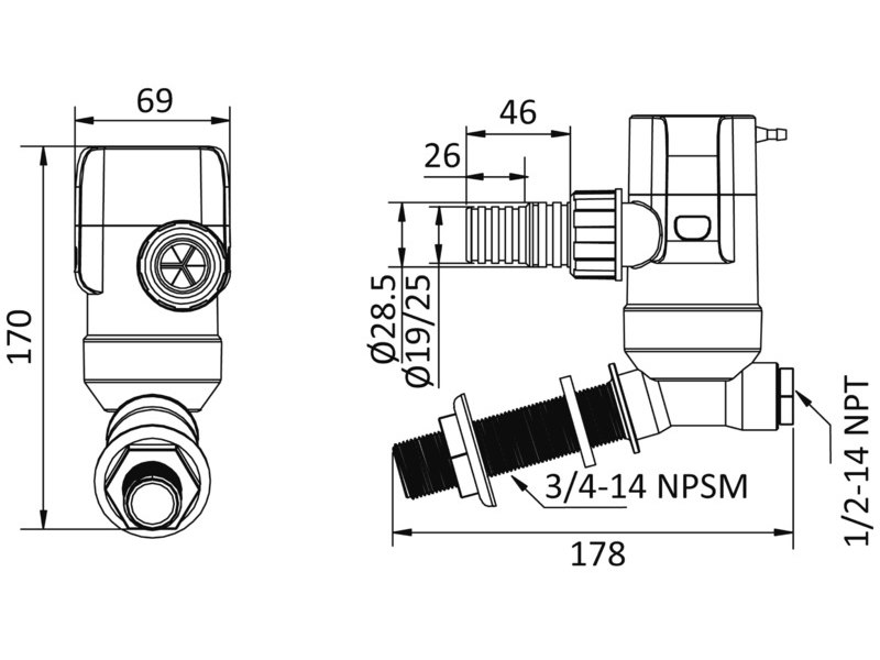 Pompa aeratrice Super Flow per vasche del pescato