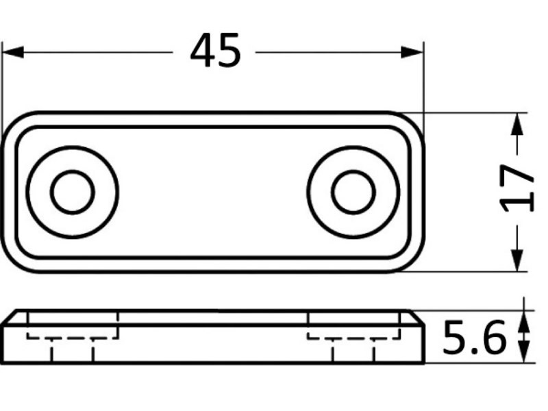 Chiusura magnetica sigillata – fissaggio su piano SUGATSUNE