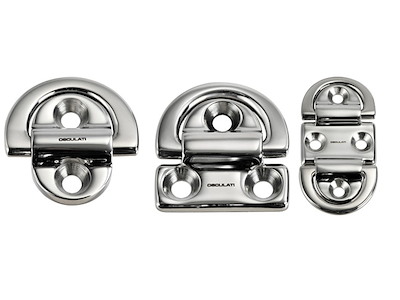 Anelli abbattibili “Folding Pad Eyes” con anello forgiato HR