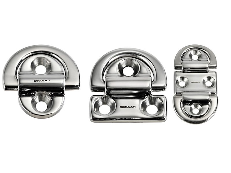 Anelli abbattibili “Folding Pad Eyes” con anello forgiato HR