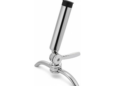 Portacanne orientabile a cricchetto inox