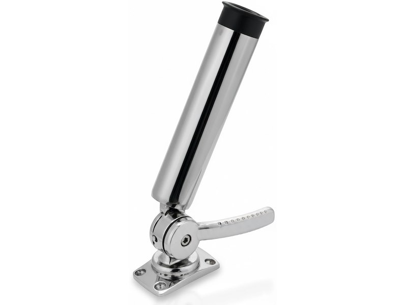 Portacanne orientabile a cricchetto inox