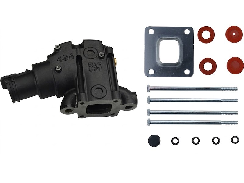 Riser Gomito di scarico Mercruiser V6 - V8 mod. alto