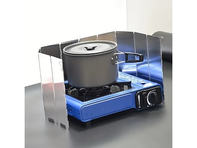 Paravento pieghevole per fornello barca