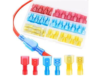 Kit connettori faston isolati - 120 pz -