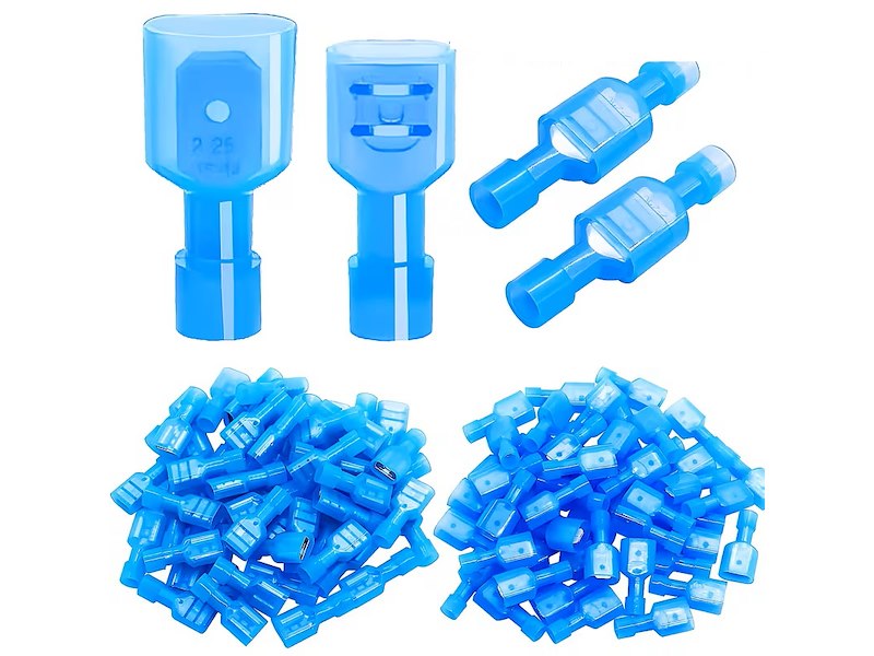Kit connettori faston isolati - 120 pz -