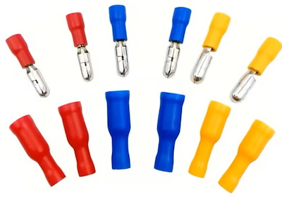 Kit connettori cilindrici Bullet - 50 coppie -