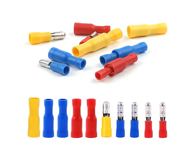 Kit connettori cilindrici Bullet - 50 coppie -