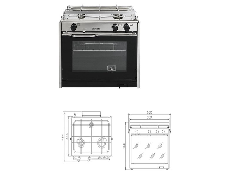 Cucina con forno Techimpex XL2