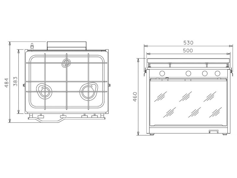 Cucina con forno Techimpex XL2