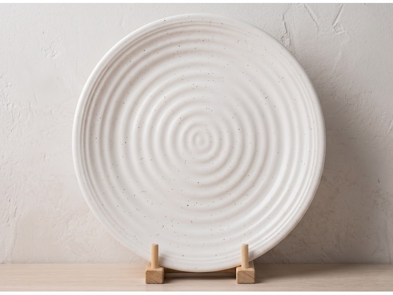 Set Stoviglie in Melamina Premium "Granite Pearl"