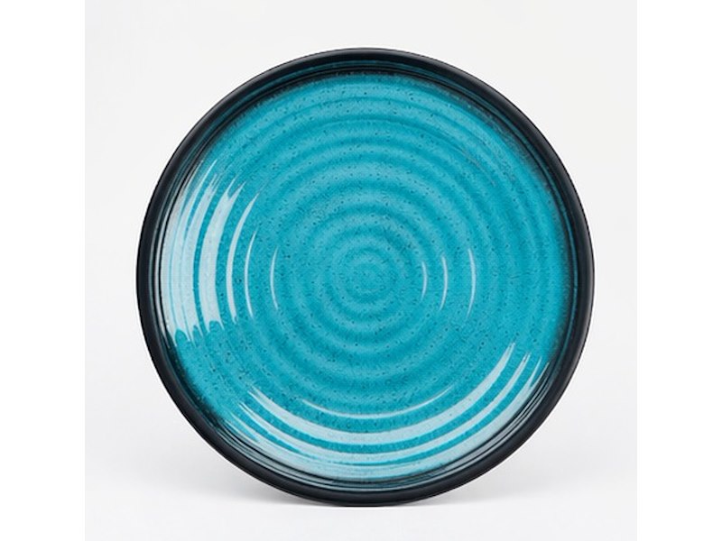 Set Stoviglie in melamina Premium "Granite Aqua"