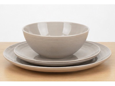 Set Stoviglie melamina "Seramika Latte"