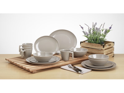 Set Stoviglie melamina "Seramika Latte"