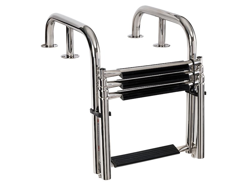 Scalette telescopiche da plancetta con maniglie integrate