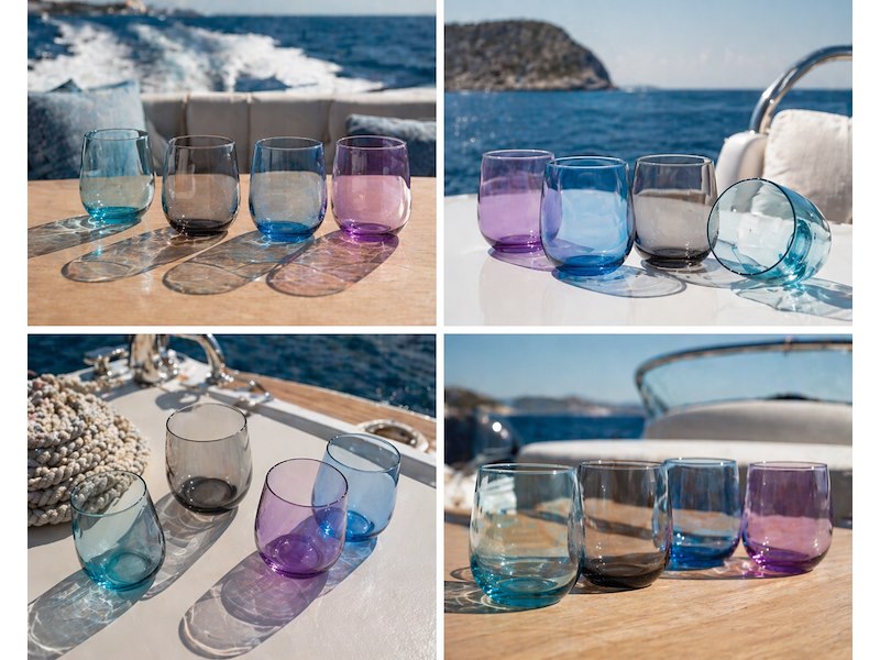Bicchieri Nautici Flamefield Moonstone – Set 4 Multicolore