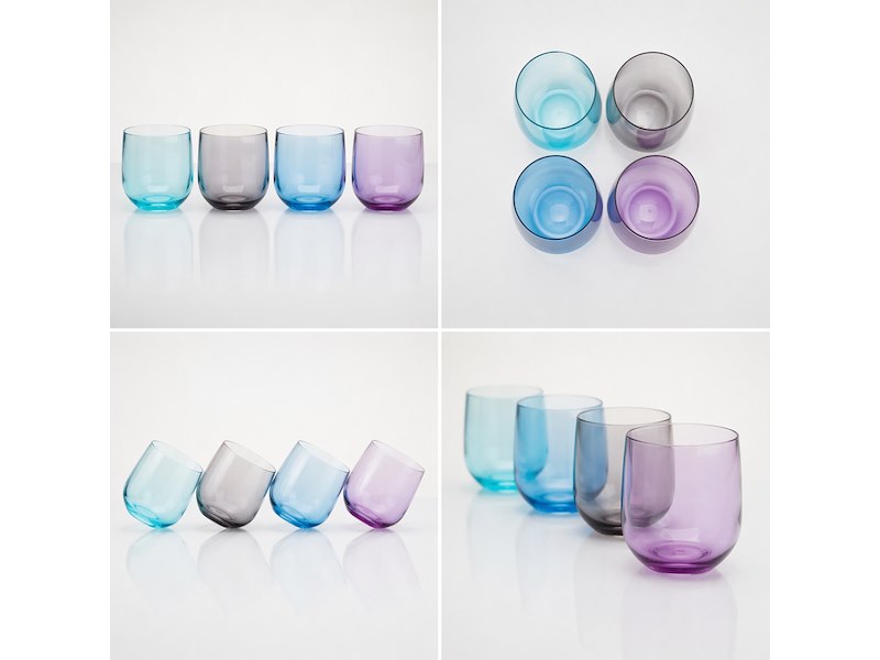 Bicchieri Nautici Flamefield Moonstone – Set 4 Multicolore